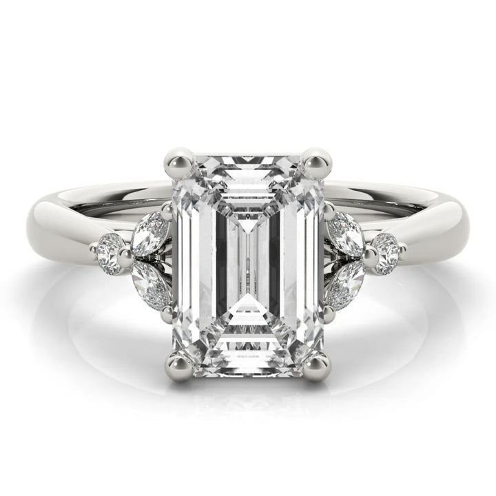 white gold engagement ring
