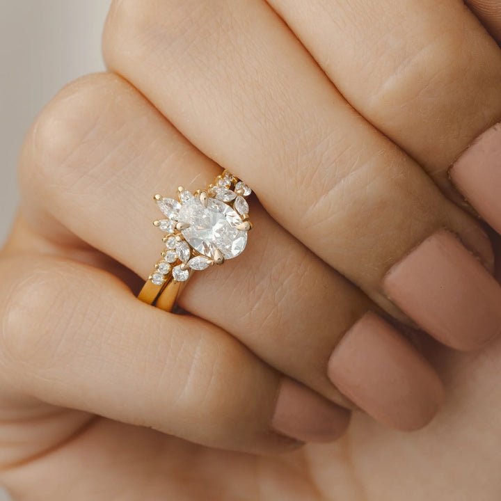white gold engagement ring
