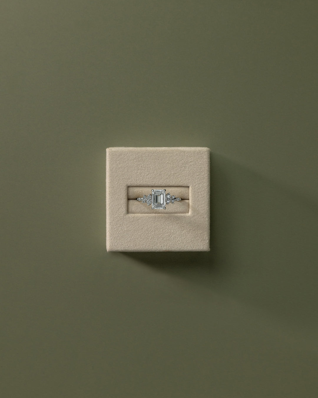 white gold engagement rings unique