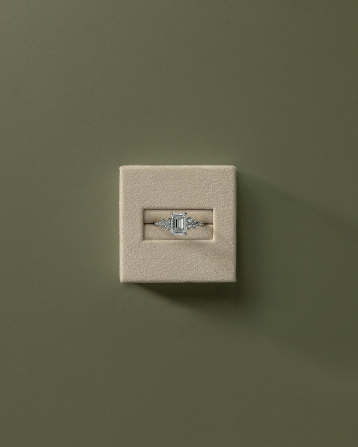 white gold engagement rings unique