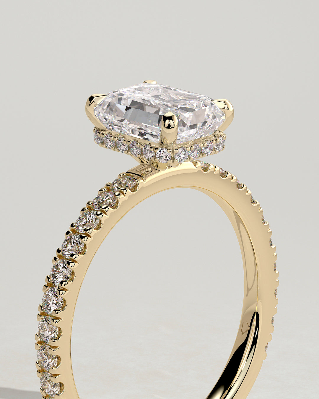 wrap around hidden halo ring