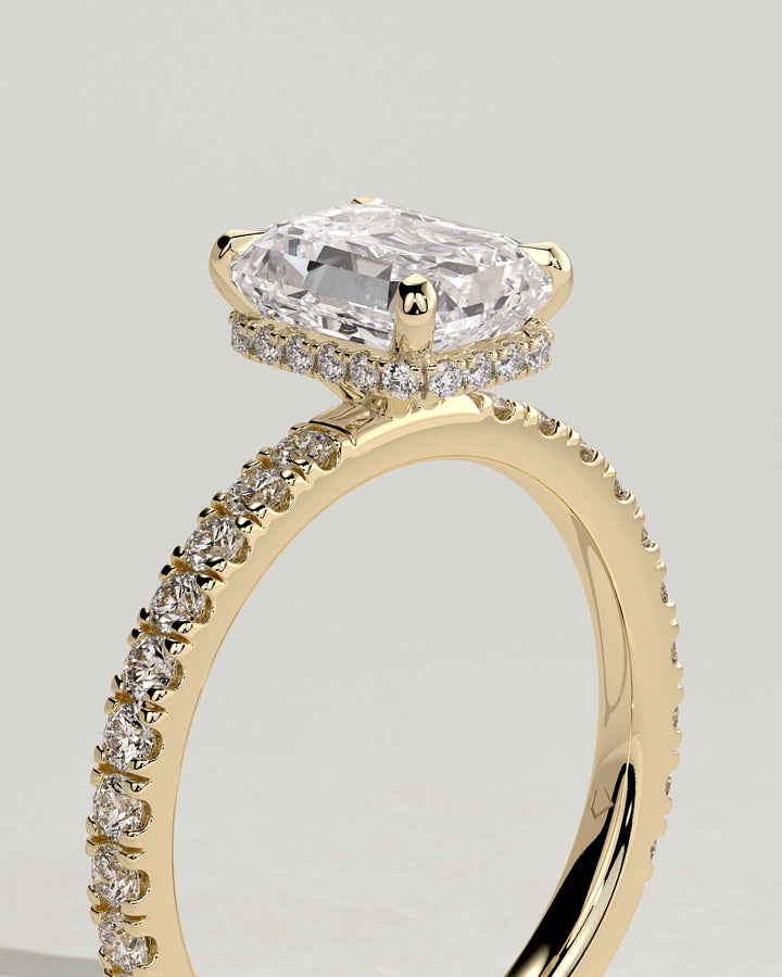 wrap around hidden halo ring