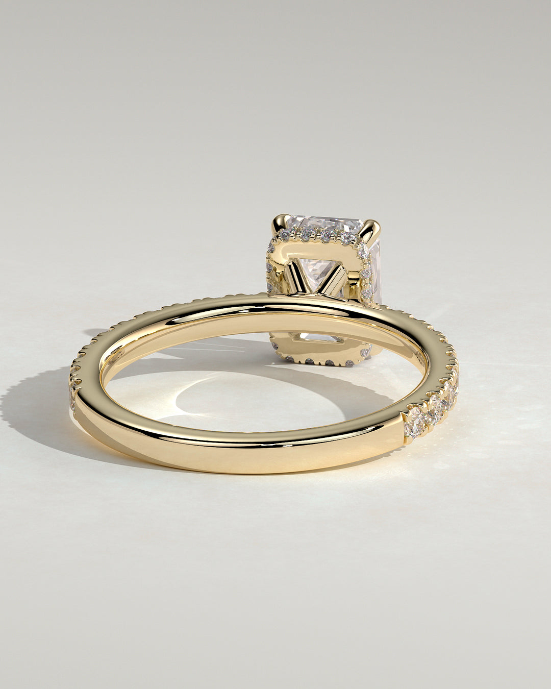 wrap halo engagement ring