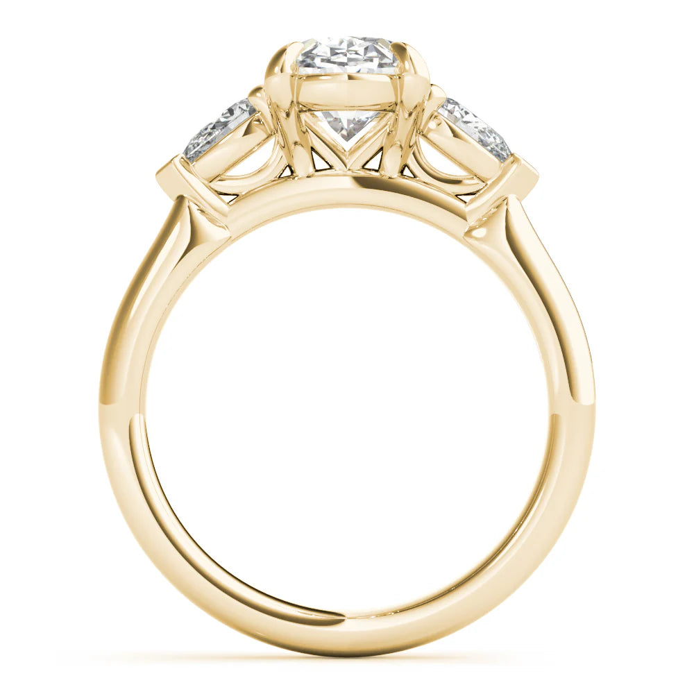 yellow gold diamond ring
