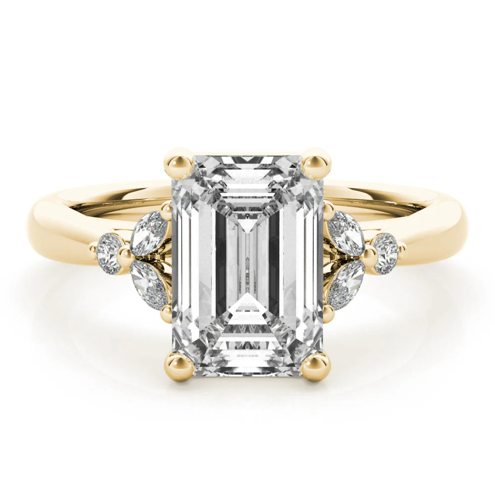 yellow gold diamond ring
