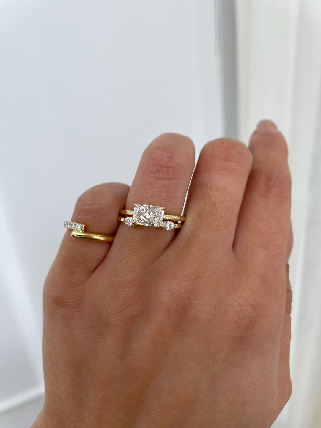 yellow gold wedding ring

